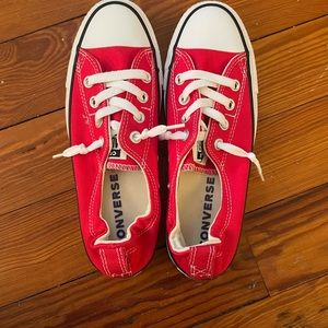 Varsity Red Slip on Converse